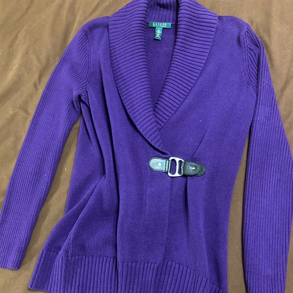 Ralph Lauren Sweaters - Ralph Lauren wrap sweater with leather latch